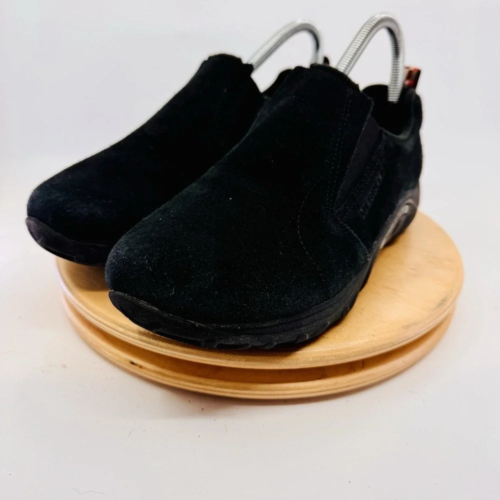 Merrell Jungle Moc Shoes Kids 6.5 Black Slip On Unisex Boys Girls comfort casual